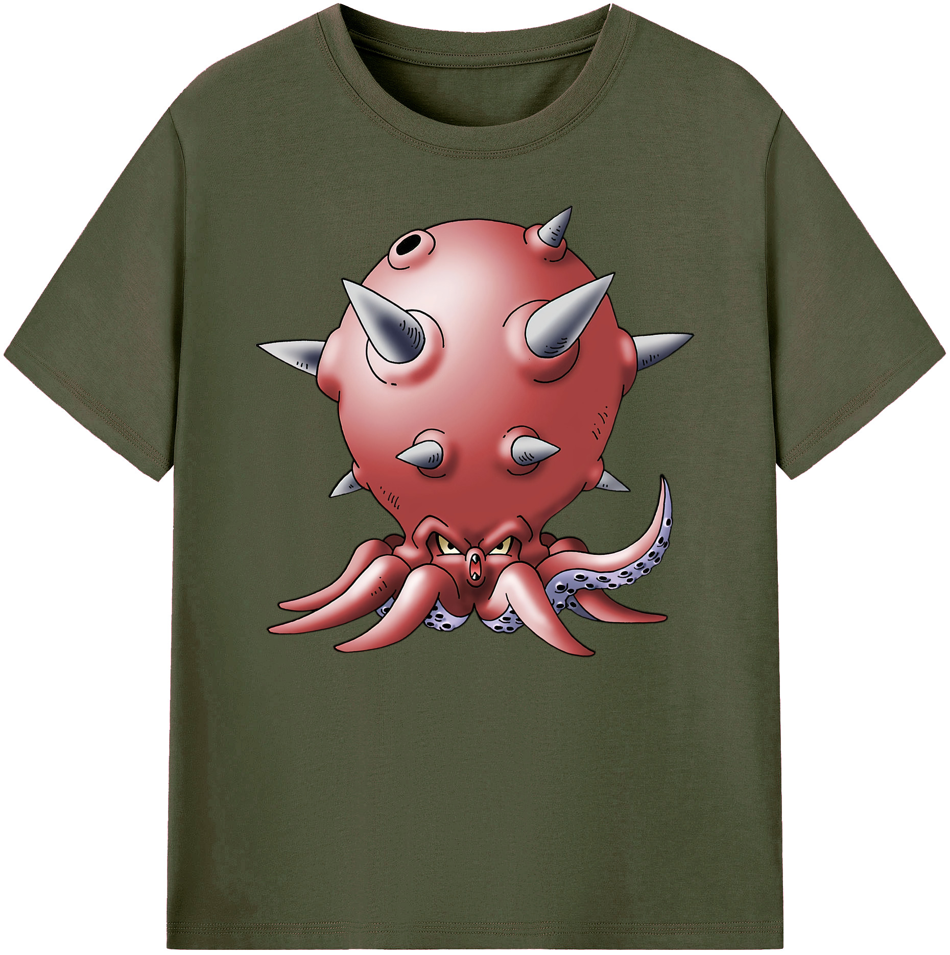 （画像用） ドラゴンクエスト Doragon Kuesuto Dragon Quest 綿100％ メンズ半袖Tシャツ｜肌触りやわらか＆通気性